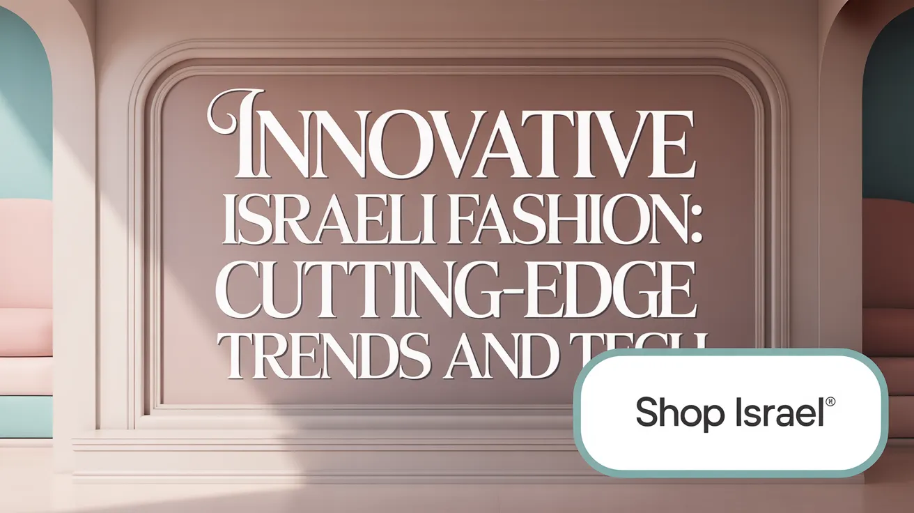 Innovative Israeli Fashion: Cutting-Edge Trends and Tech