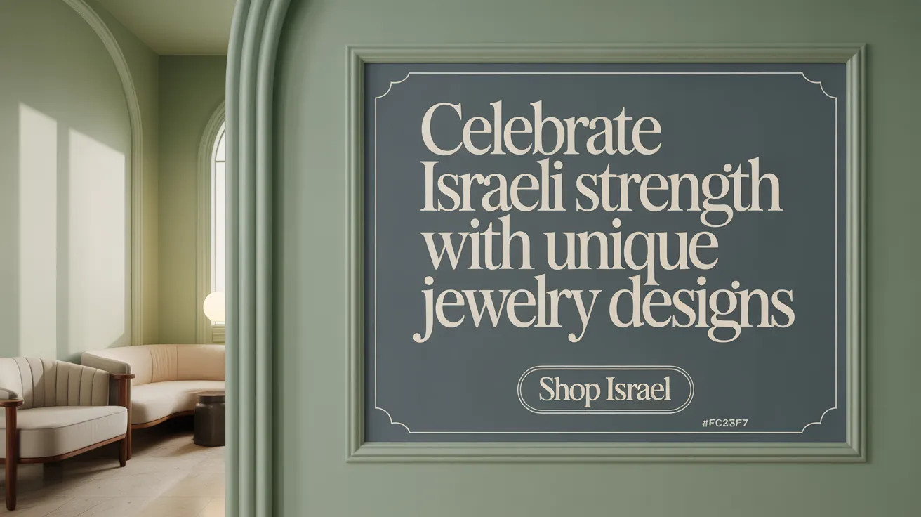 Celebrate Israeli Strength with Unique Jewelry Designs
