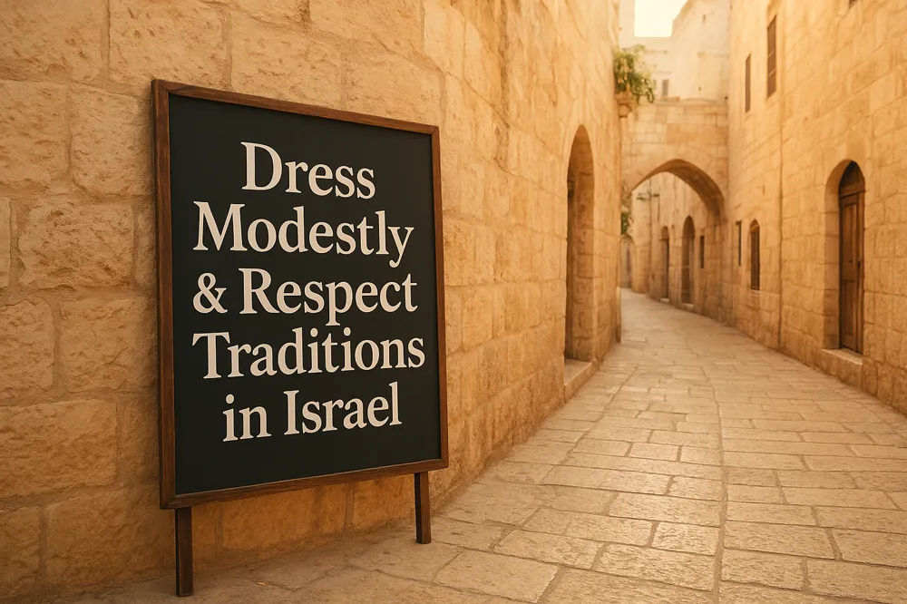Dress Modestly &amp; Respect Traditions in Israel