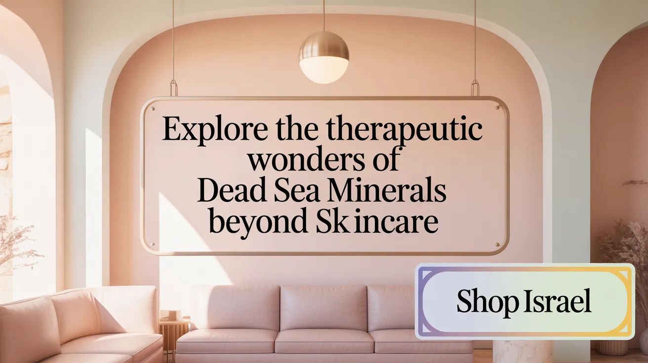 Explore the Therapeutic Wonders of Dead Sea Minerals Beyond Skincare