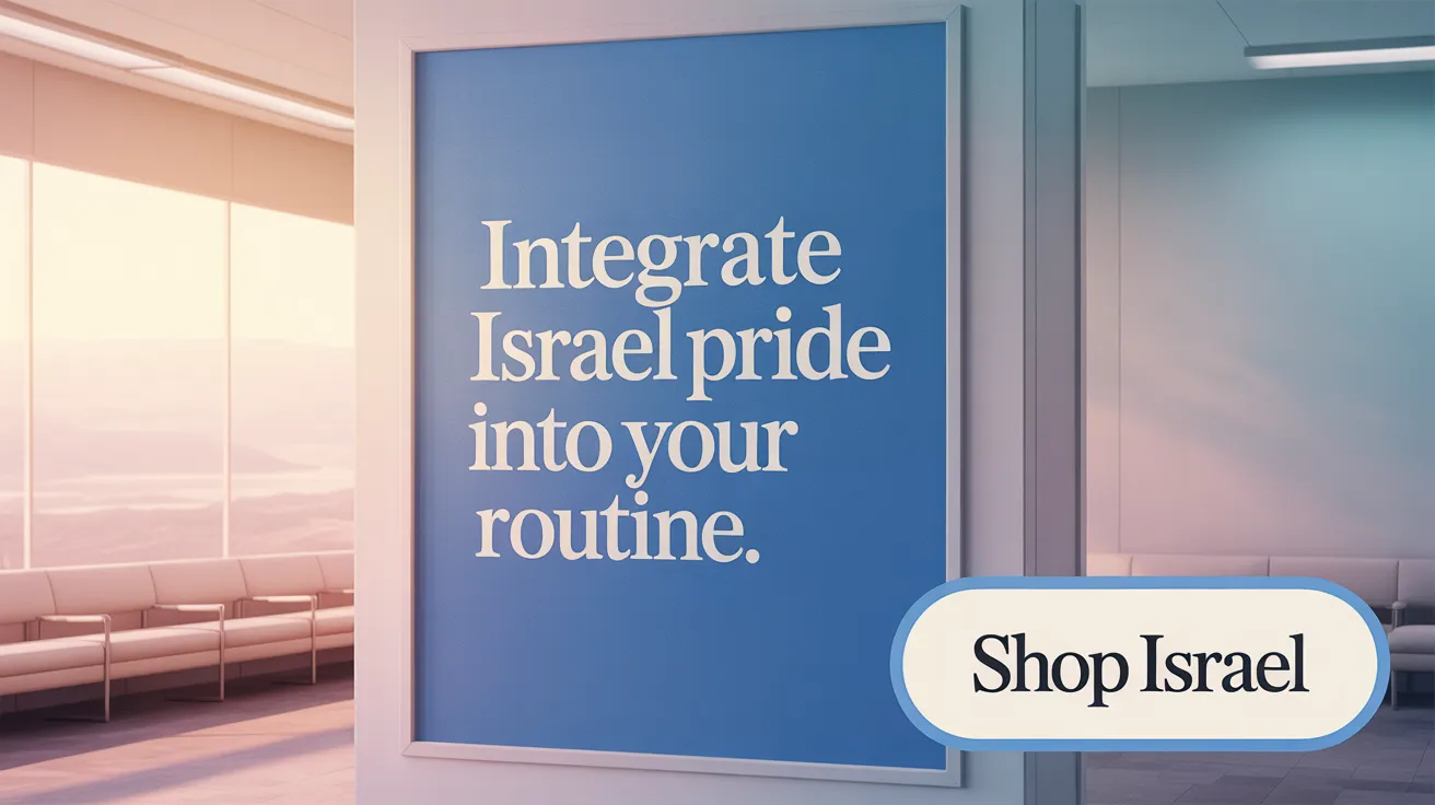 Integrate Israel Pride into Your Daily Routine