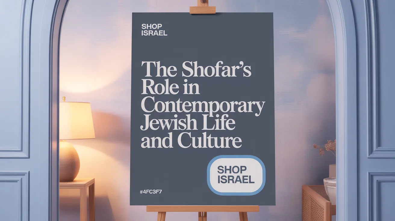 The Shofar’s Role in Contemporary Jewish Life and Culture