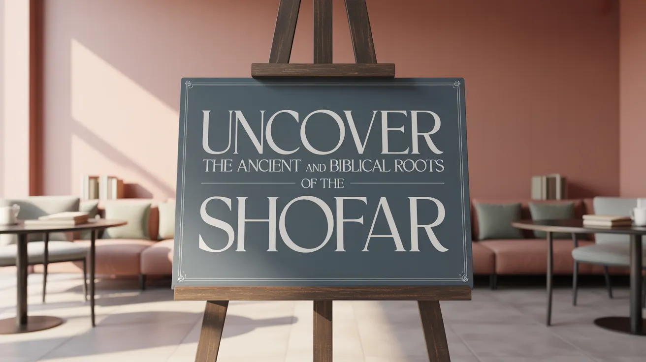 Uncover the Ancient and Biblical Roots of the Shofar