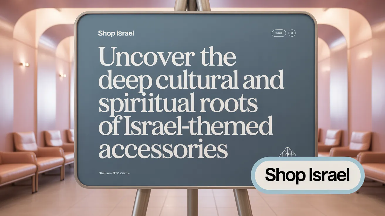 Uncover the Deep Cultural and Spiritual Roots of Israel-Themed Accessories