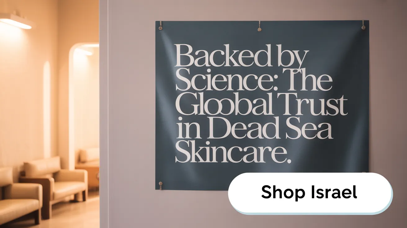 Backed by Science: The Global Trust in Dead Sea Skincare