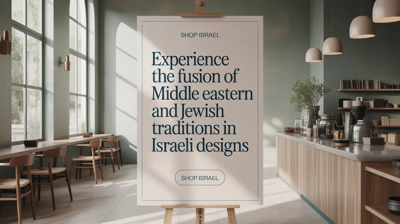 Experience the Fusion of Middle Eastern and Jewish Traditions in Israeli Designs