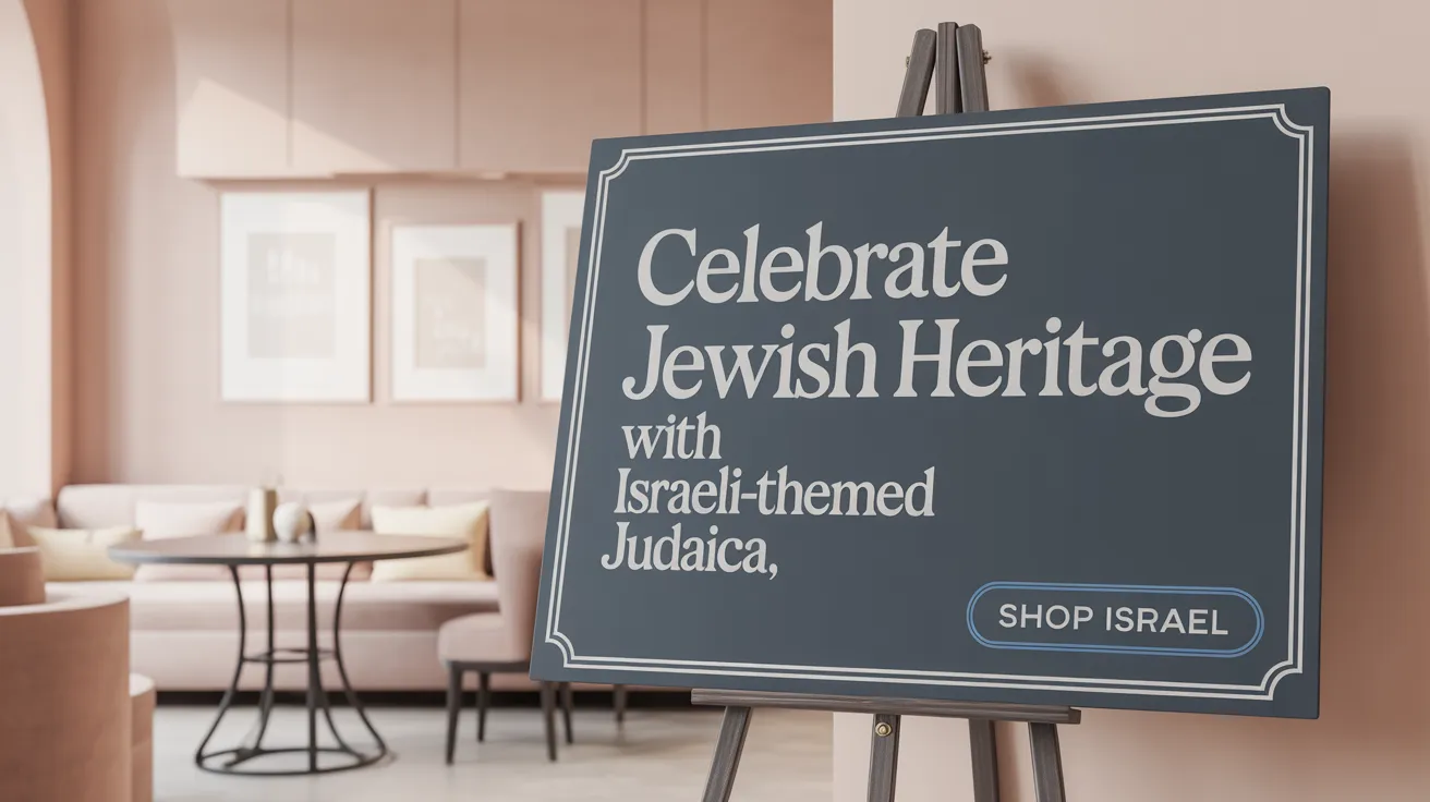 Celebrate Jewish Heritage with Israeli-themed Judaica