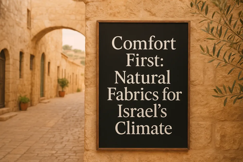 Comfort First: Natural Fabrics for Israel’s Climate