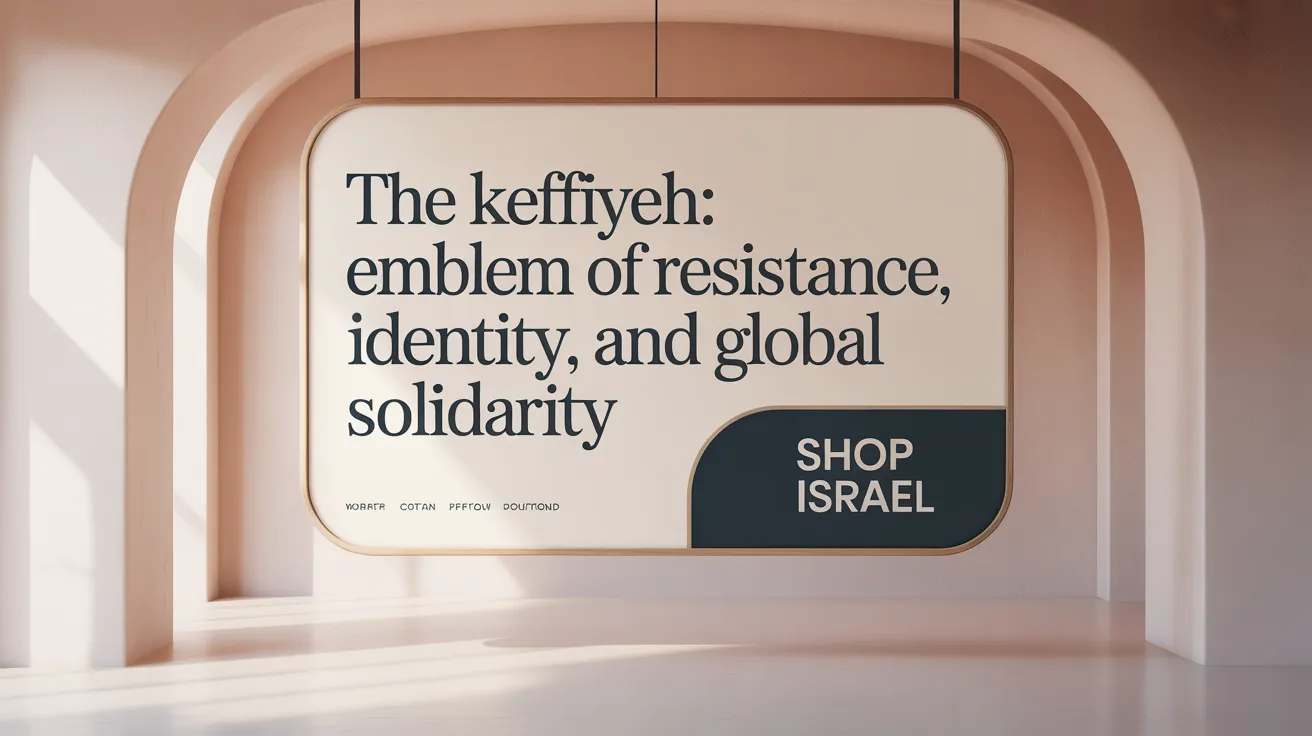 The Keffiyeh: Emblem of Resistance, Identity, and Global Solidarity