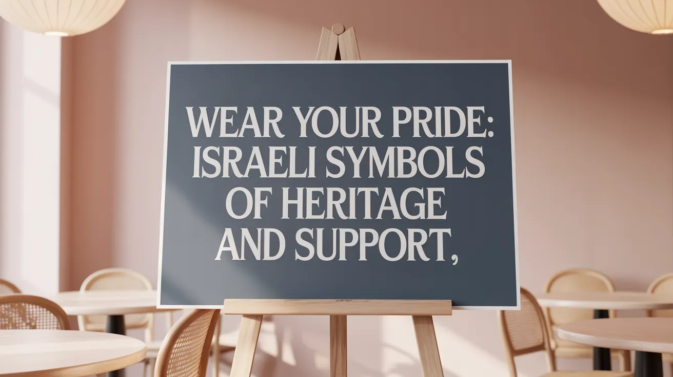 Wear Your Pride: Israeli Symbols of Heritage and Support