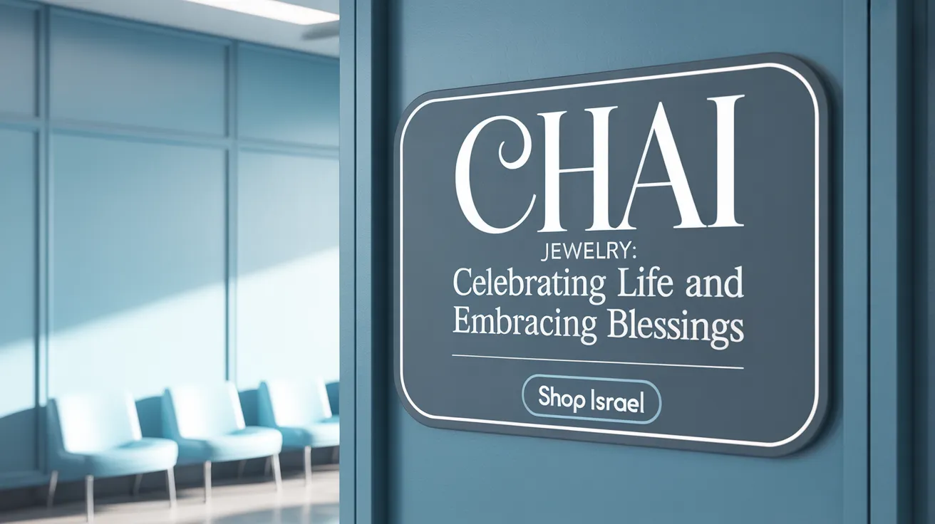 Chai Jewelry: Celebrating Life and Embracing Blessings