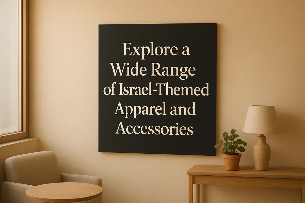 Explore a Wide Range of Israel-Themed Apparel and Accessories