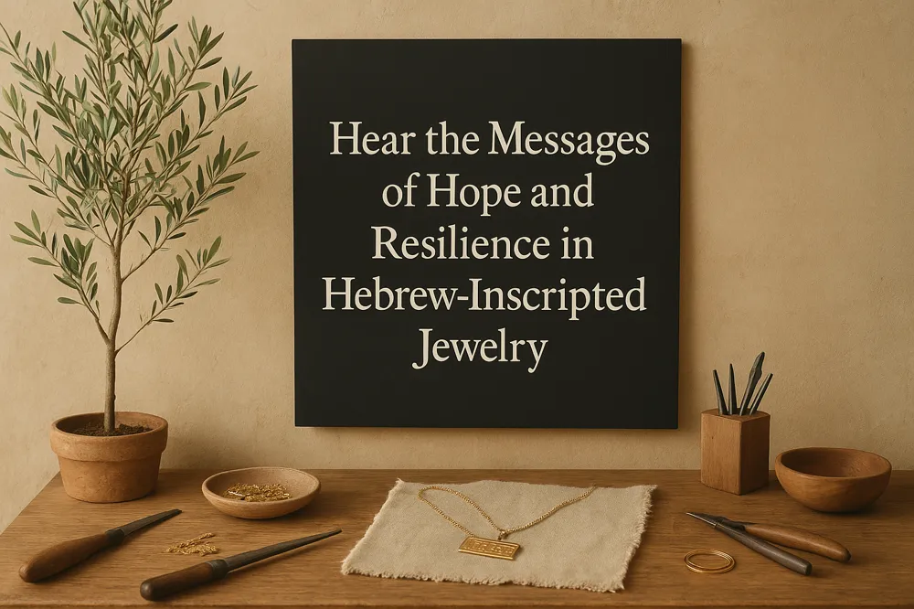 Hear the Messages of Hope and Resilience in Hebrew-Inscripted Jewelry