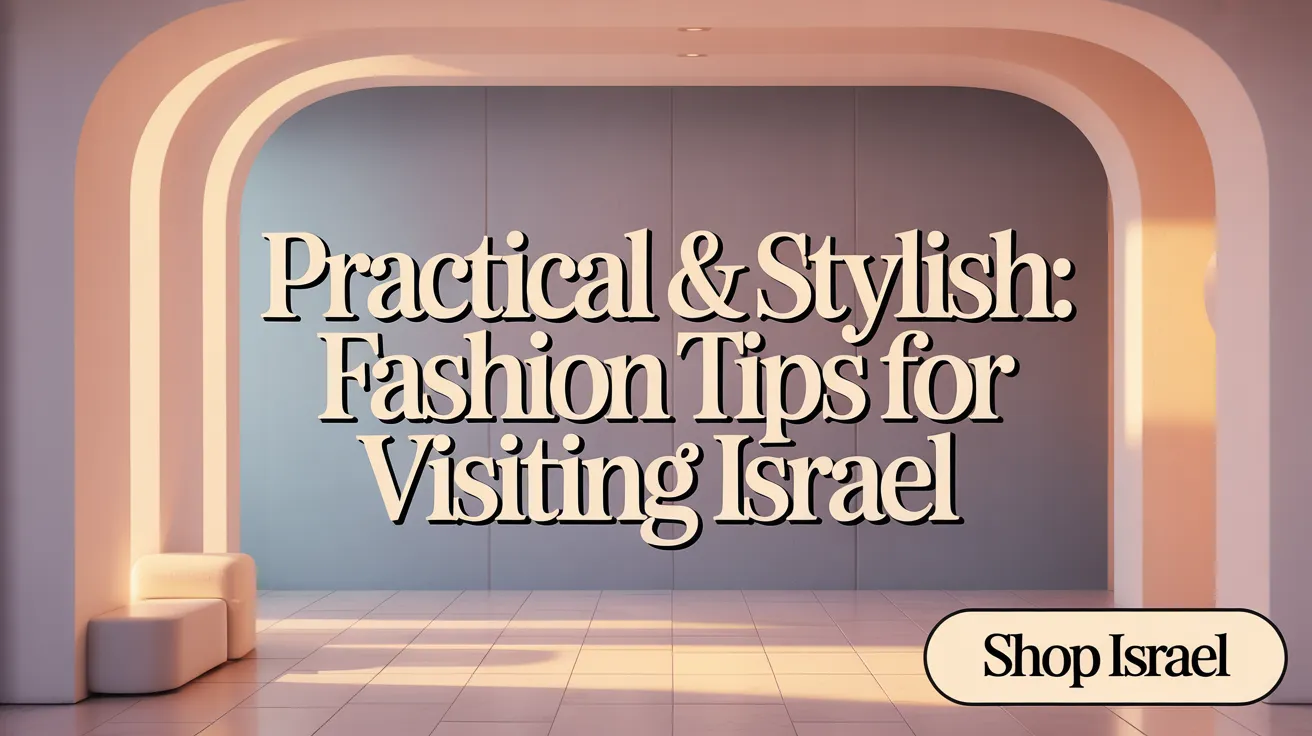 Practical & Stylish: Fashion Tips for Visiting Israel