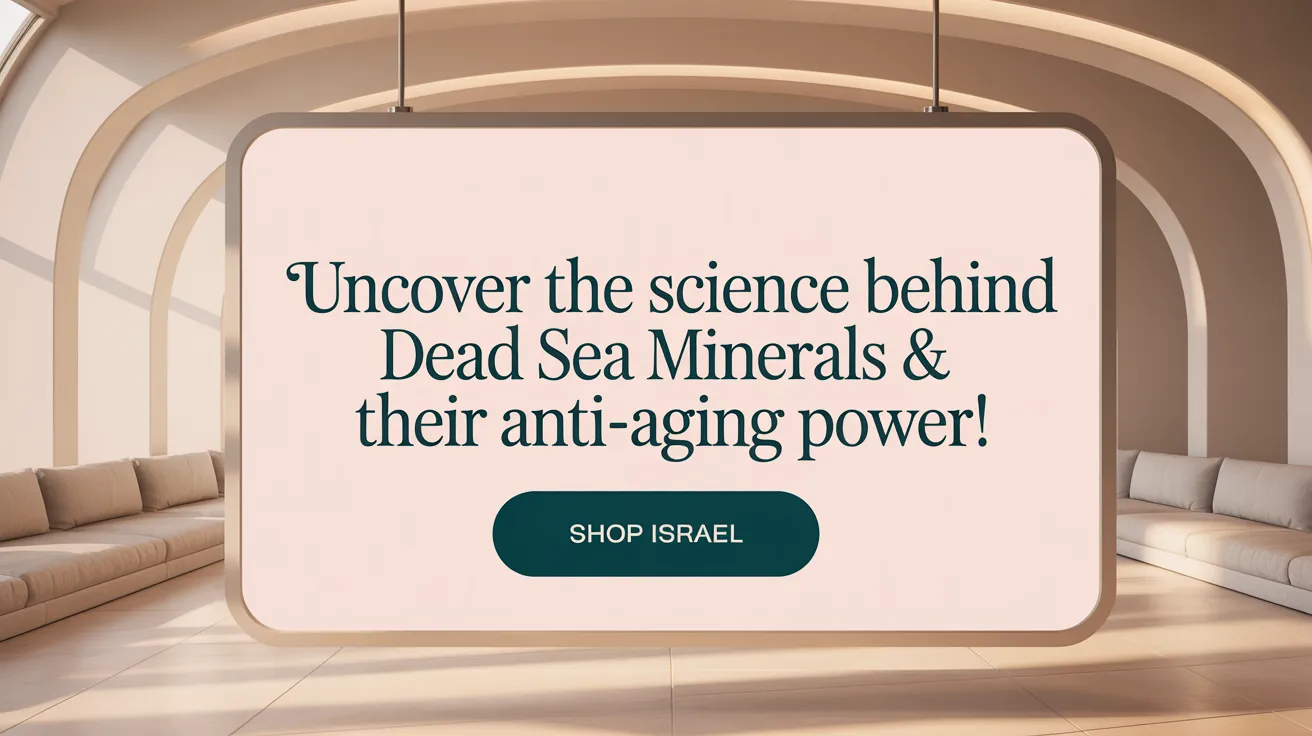 Uncover the Science Behind Dead Sea Minerals &amp; Their Anti-Aging Power!