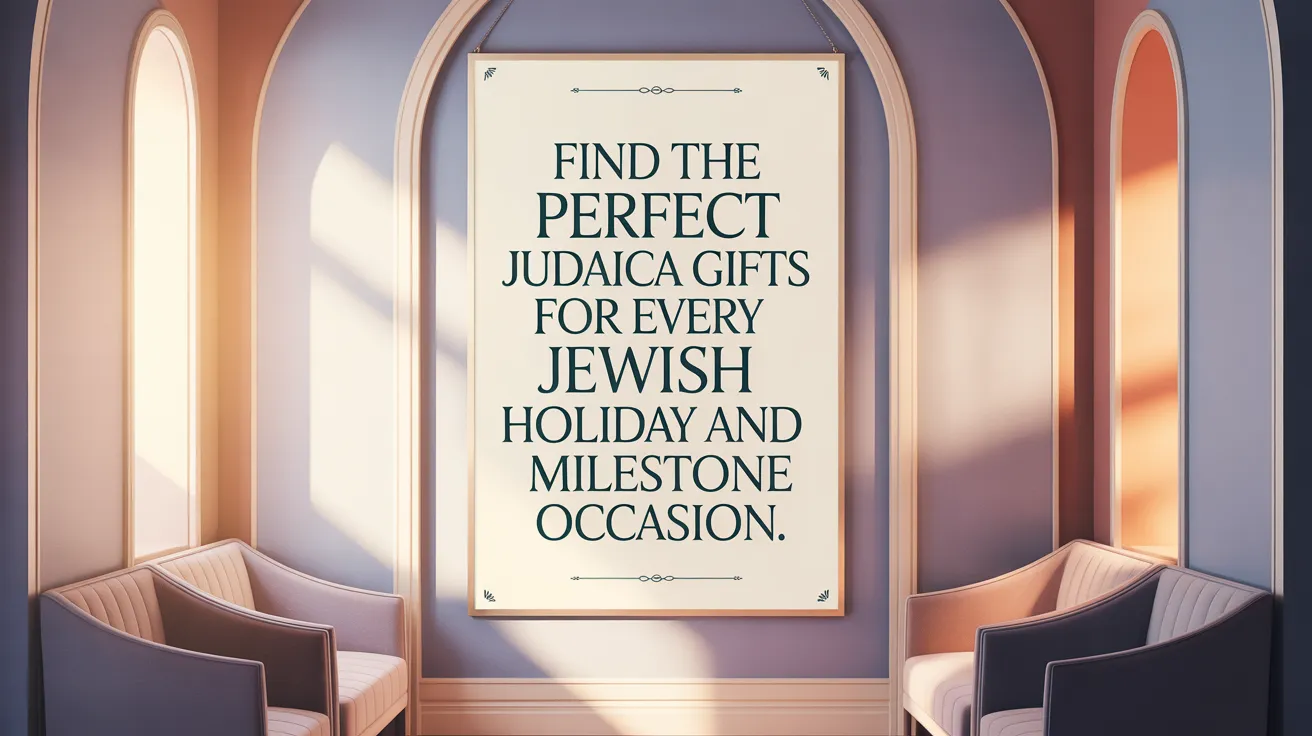 Find the Perfect Judaica Gifts for Every Jewish Holiday and Milestone Occasion