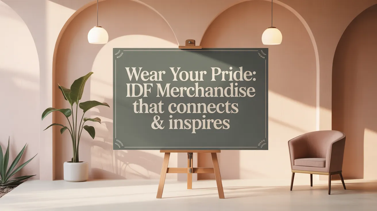 Wear Your Pride: IDF Merchandise that Connects &amp; Inspires