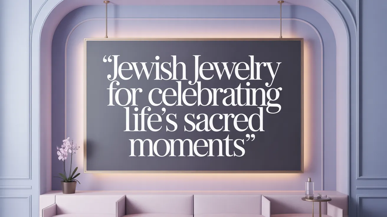 Jewish Jewelry for Celebrating Life’s Sacred Moments