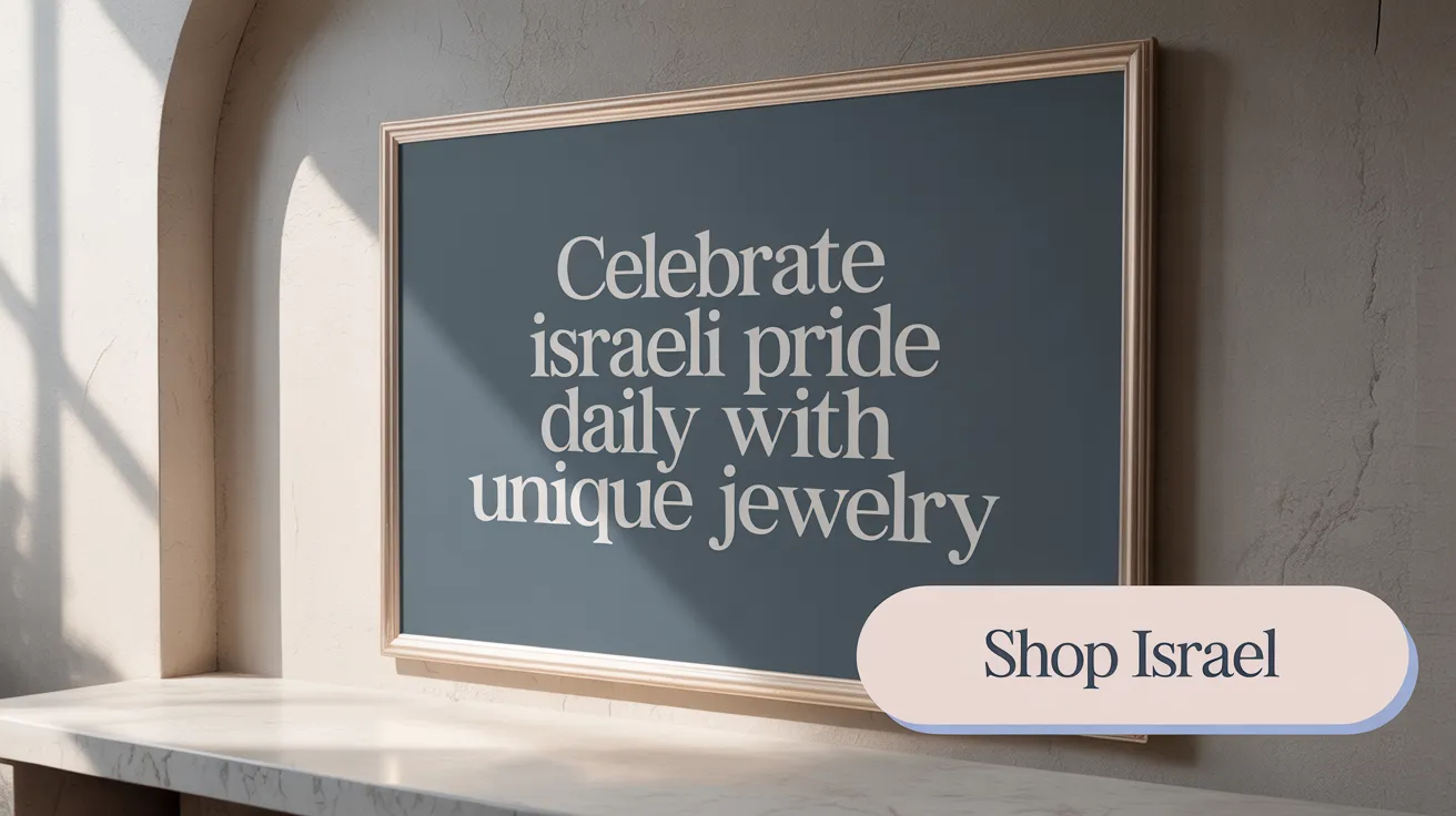 Celebrate Israeli Pride Daily with Unique Jewelry