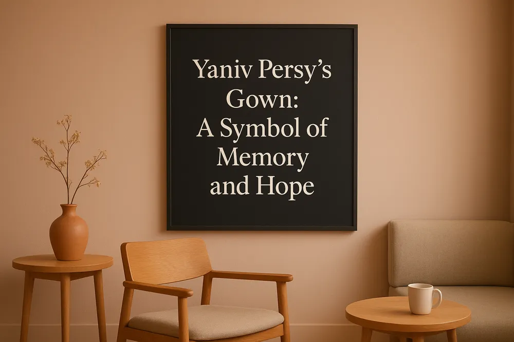 Yaniv Persy’s Gown: A Symbol of Memory and Hope