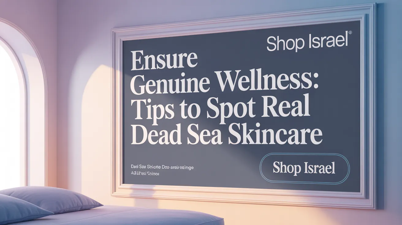 Ensure Genuine Wellness: Tips to Spot Real Dead Sea Skincare