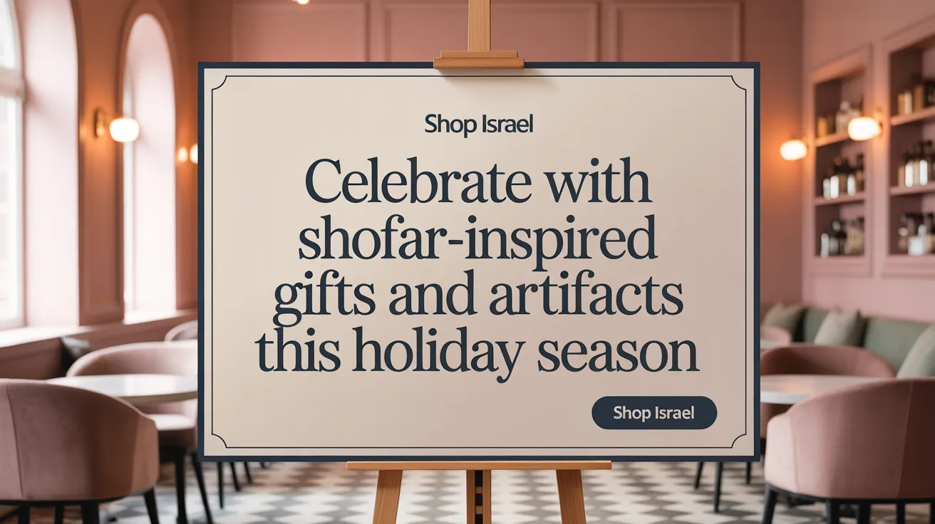Celebrate with Shofar-Inspired Gifts and Artifacts This Holiday Season