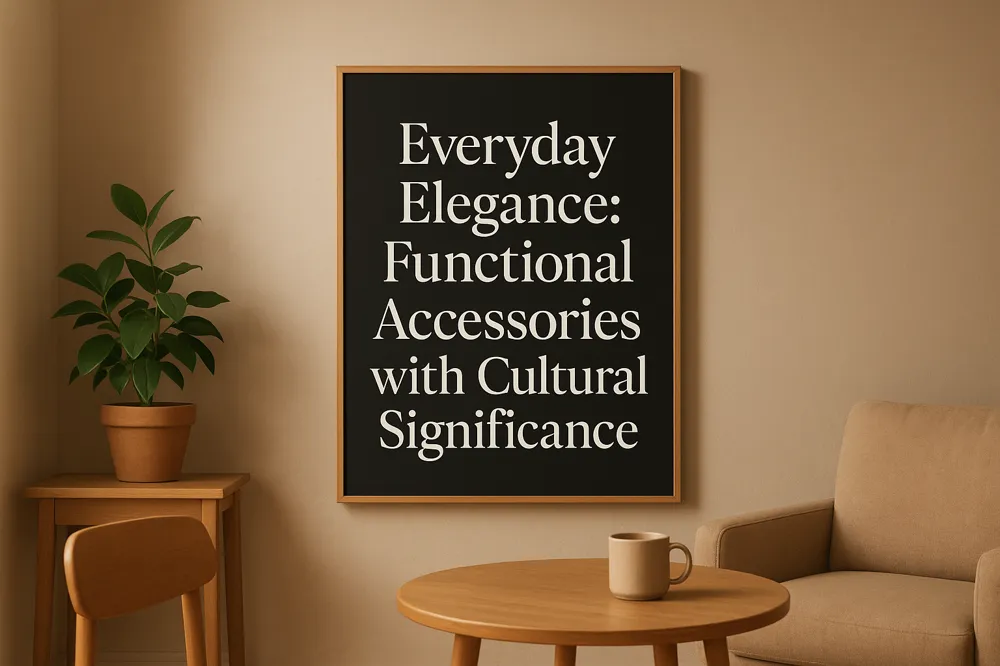 Everyday Elegance: Functional Accessories with Cultural Significance