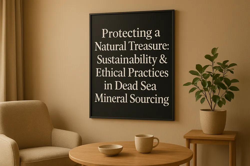 Protecting a Natural Treasure: Sustainability &amp; Ethical Practices in Dead Sea Mineral Sourcing