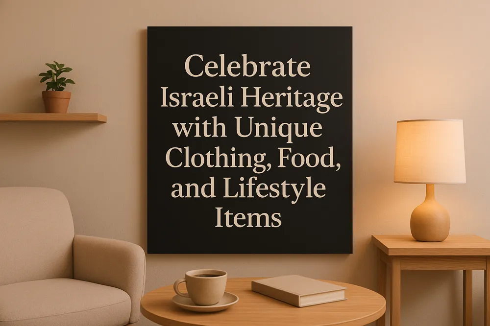 Celebrate Israeli Heritage with Unique Clothing, Food, and Lifestyle Items