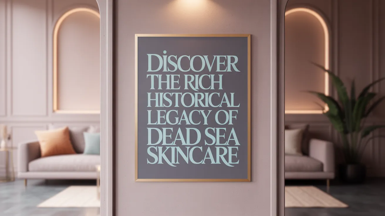 Discover the Rich Historical Legacy of Dead Sea Skincare
