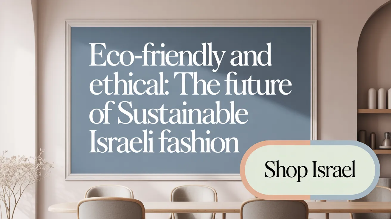 Eco-Friendly and Ethical: The Future of Sustainable Israeli Fashion