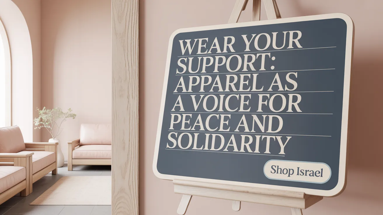 Wear Your Support: Apparel as a Voice for Peace and Solidarity