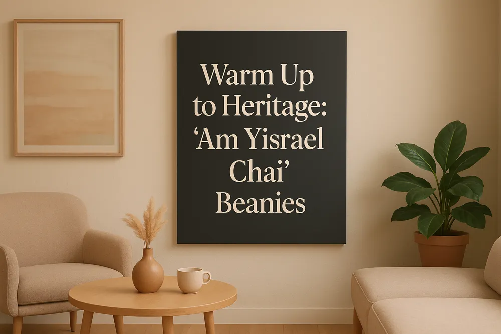 Warm Up to Heritage: 'Am Yisrael Chai' Beanies