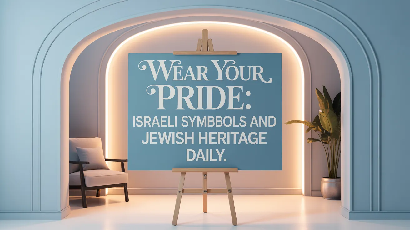 Wear Your Pride: Israeli Symbols and Jewish Heritage Daily