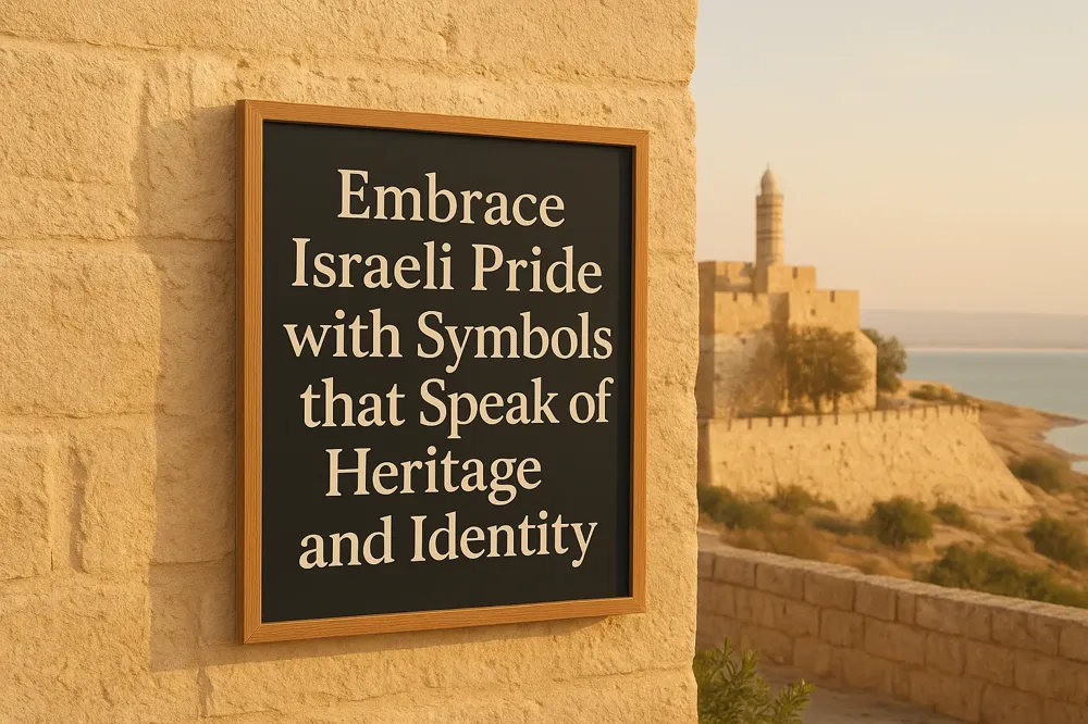 Embrace Israeli Pride with Symbols that Speak of Heritage and Identity