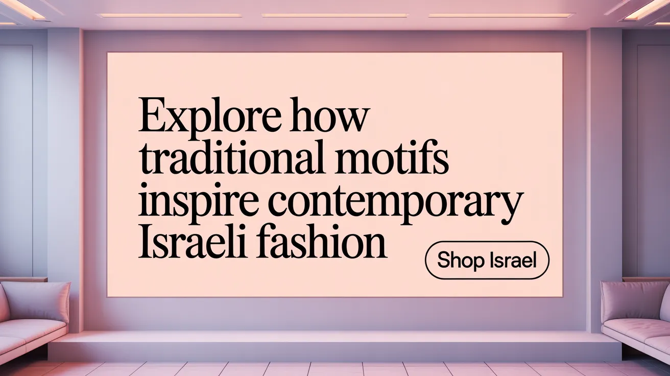 Explore How Traditional Motifs Inspire Contemporary Israeli Fashion