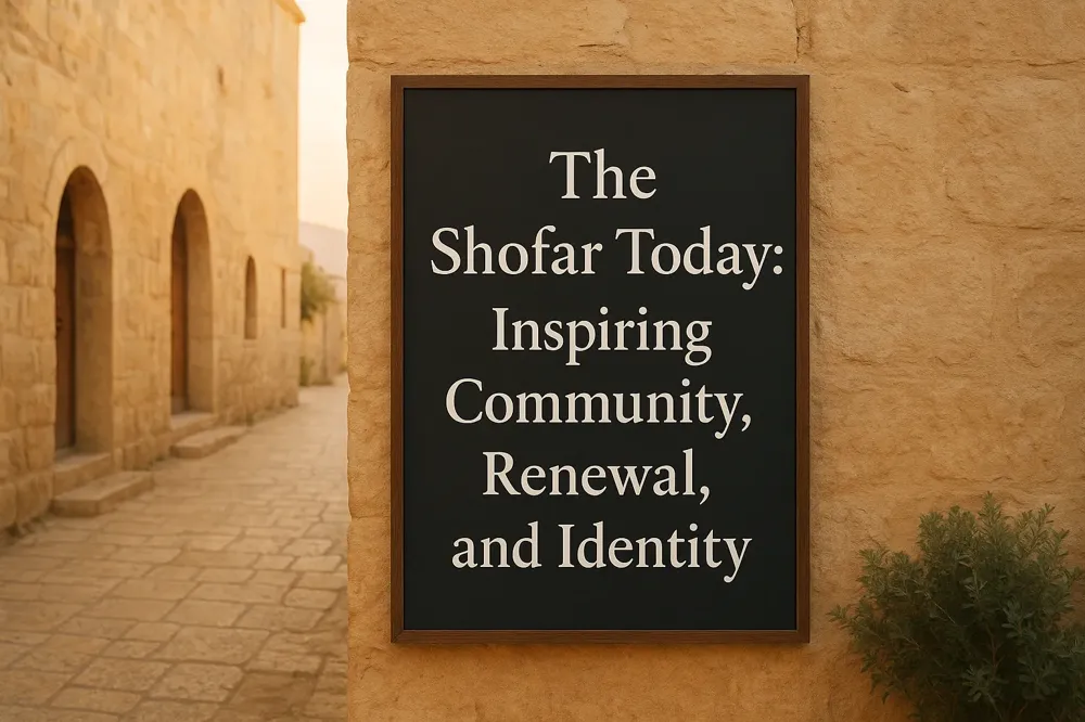 The Shofar Today: Inspiring Community, Renewal, and Identity
