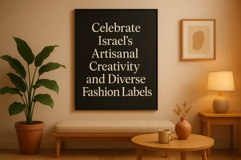 Celebrate Israel's Artisanal Creativity and Diverse Fashion Labels