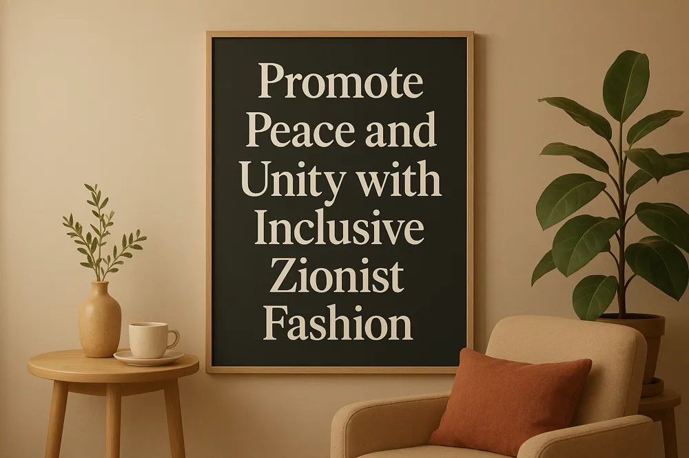 Promote Peace and Unity with Inclusive Zionist Fashion