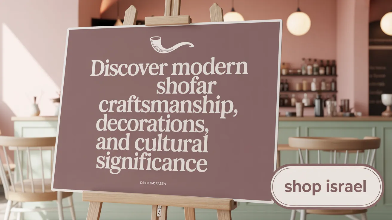 Discover Modern Shofar Craftsmanship, Decorations, and Cultural Significance