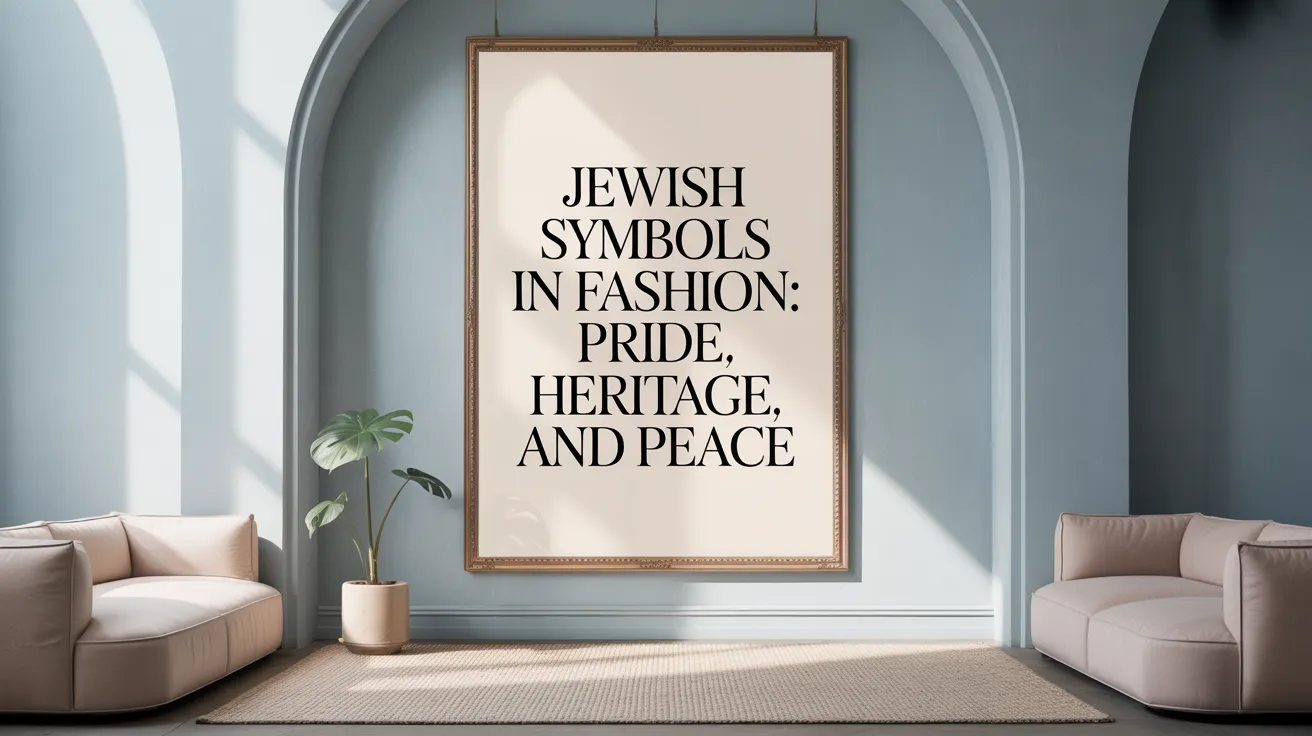 Jewish Symbols in Fashion: Pride, Heritage, and Peace