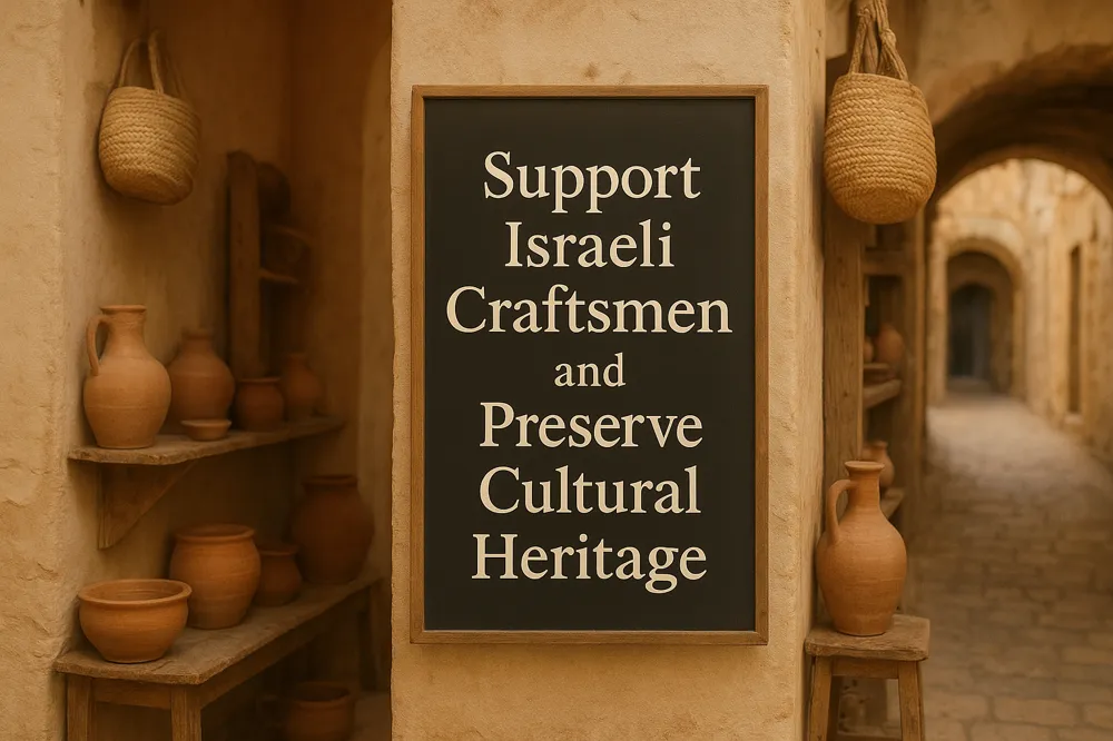 Support Israeli Craftsmen and Preserve Cultural Heritage