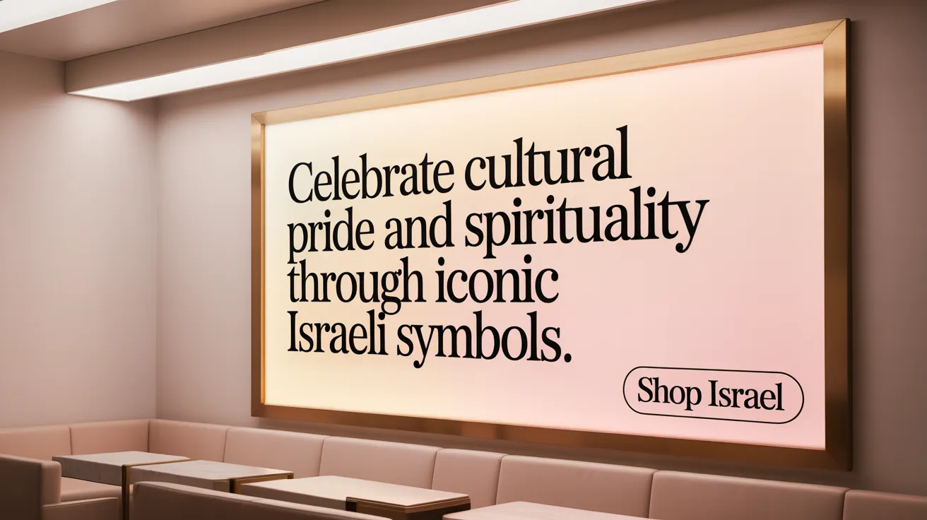 Celebrate Cultural Pride and Spirituality Through Iconic Israeli Symbols