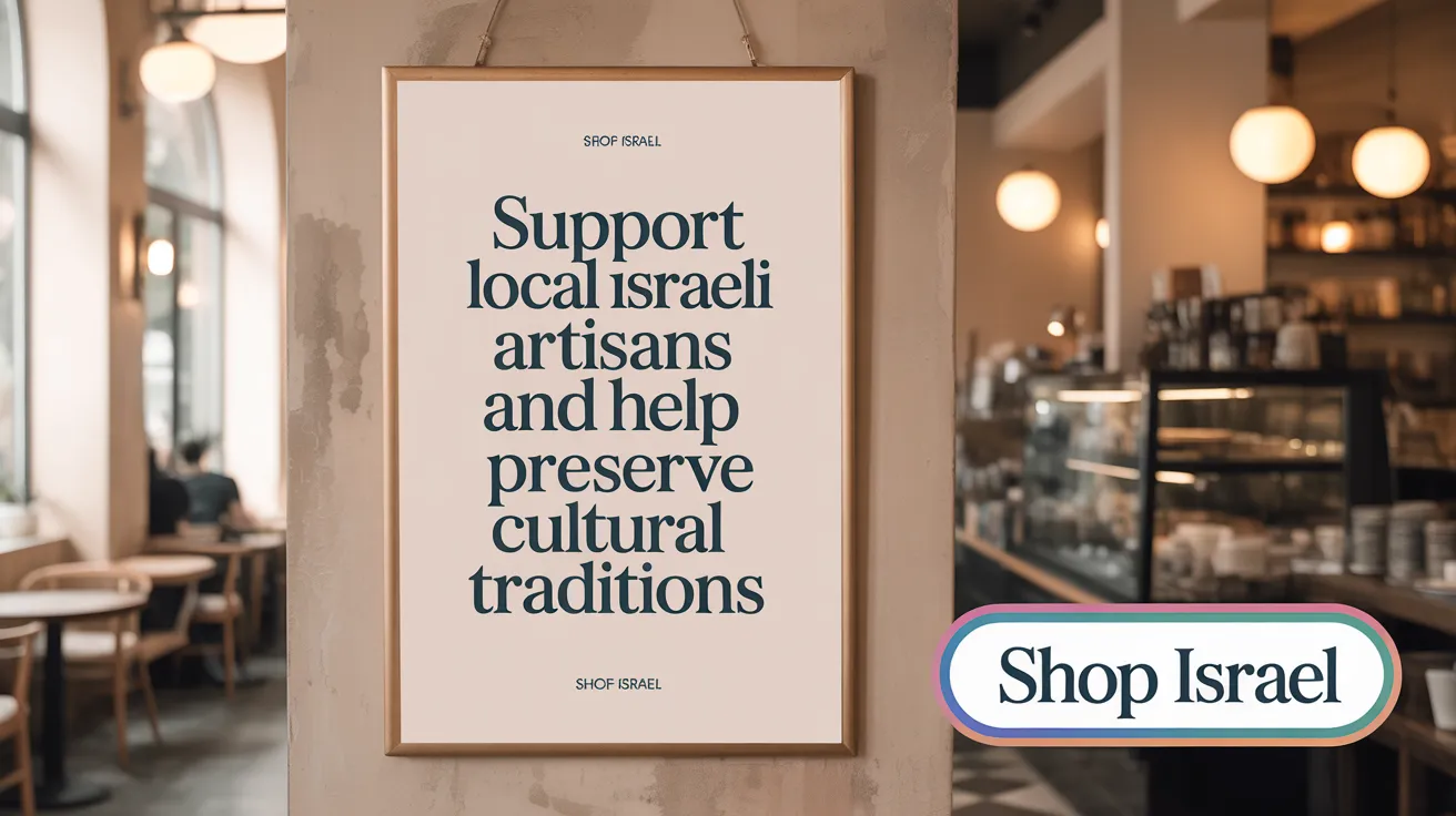 Support Local Israeli Artisans and Help Preserve Cultural Traditions