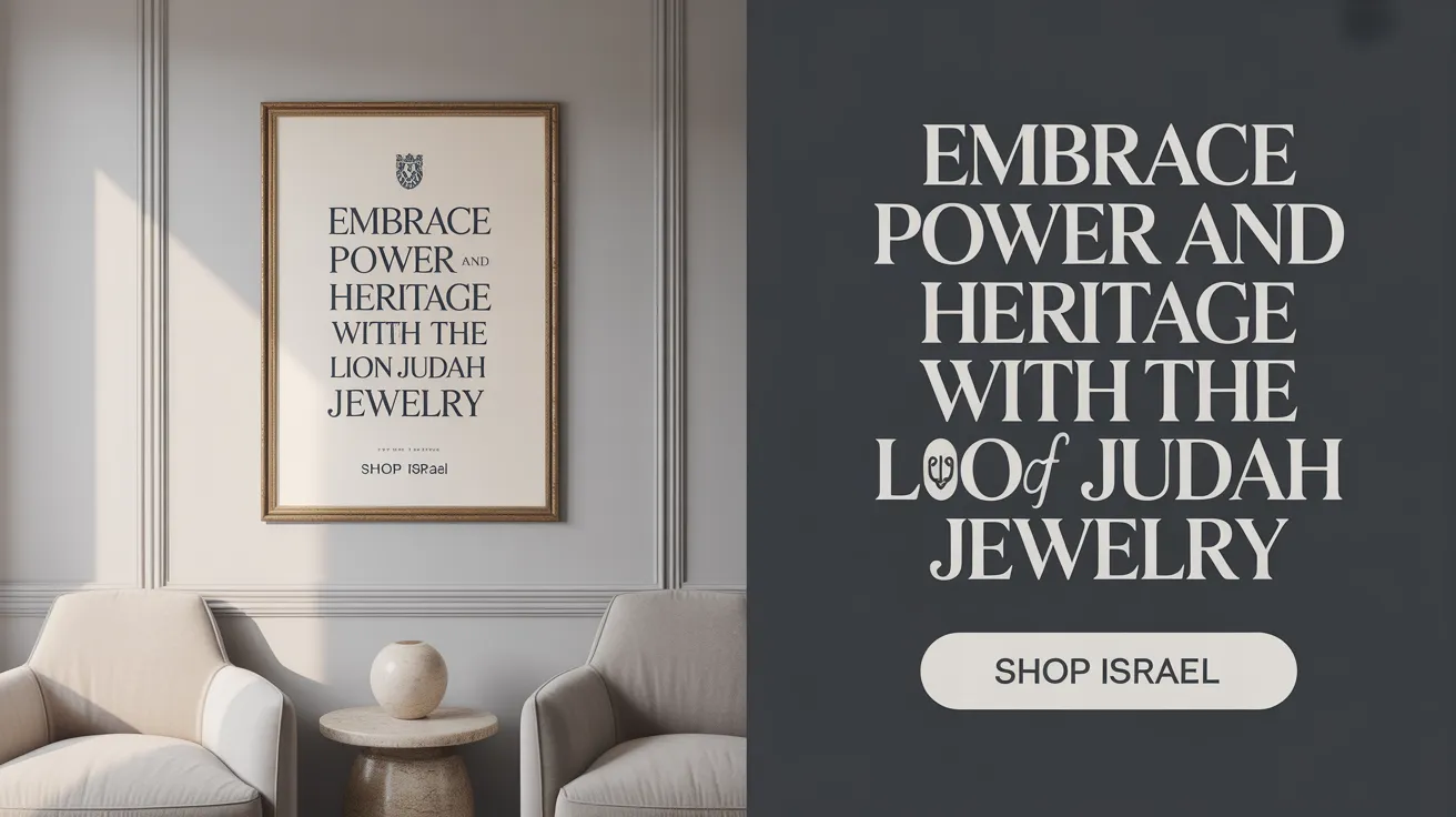 Embrace Power and Heritage with The Lion of Judah Jewelry