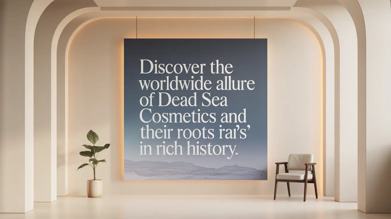 Discover the worldwide allure of Dead Sea cosmetics and their roots in Israel's rich history.