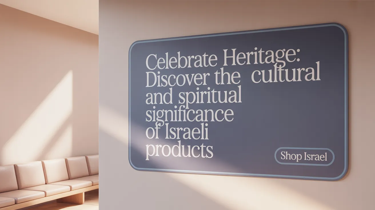 Celebrate Heritage: Discover the Cultural and Spiritual Significance of Israeli Products