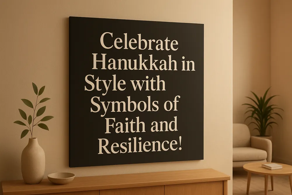 Celebrate Hanukkah in Style with Symbols of Faith and Resilience!