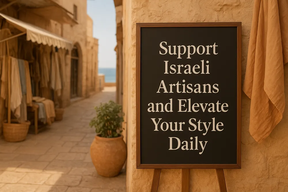 Support Israeli Artisans and Elevate Your Style Daily
