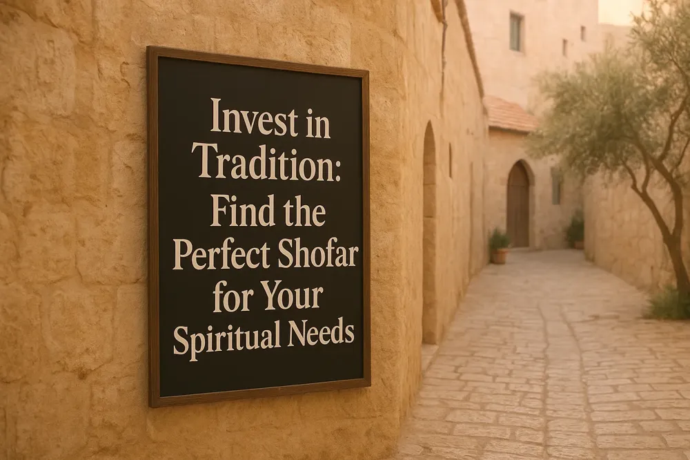 Invest in Tradition: Find the Perfect Shofar for Your Spiritual Needs